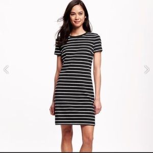 Old Navy striped black dress